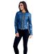 Жіноча шкіряна куртка EPC 13-10 Синя XS EPC 13-10 Синя-XS фото 4