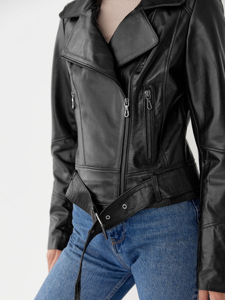 Шкіряна куртка Epica Z-068 S Чорна Epica Z-068-S Чорна  фото