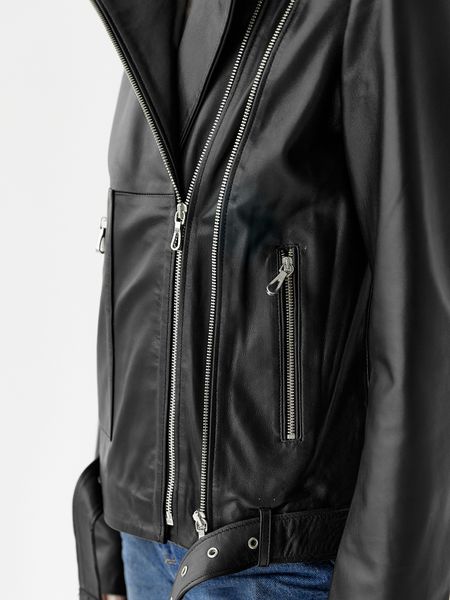 Шкіряна куртка Epica Z-086 S Чорна Epica Z-086-S Чорна  фото