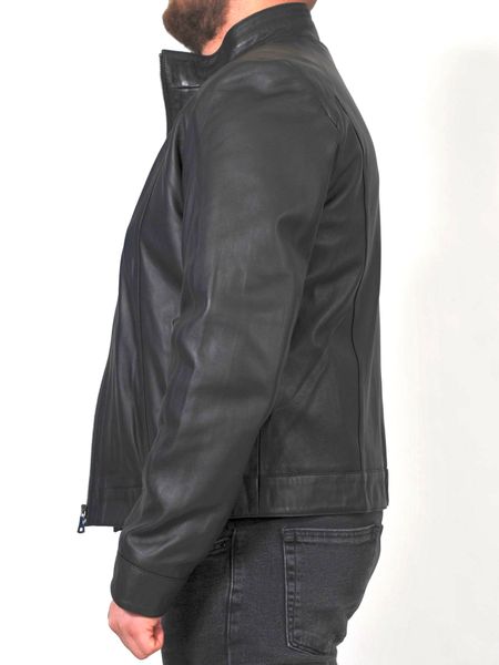 Мужская кожаная куртка Epica EZ-018 M черная  EZ-018-M фото